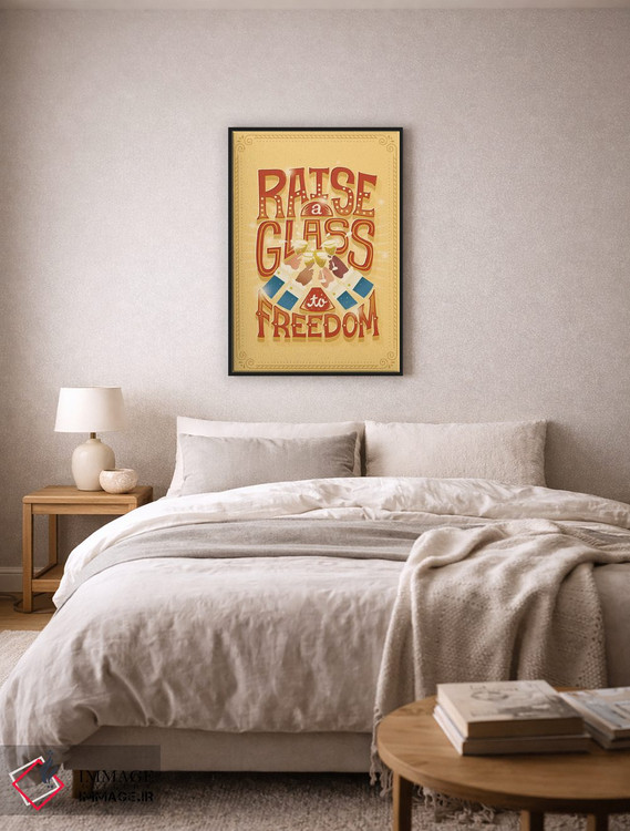 تابلو دکوراتیو همیلتون ۴ اثر ریزا رودیل - D6B