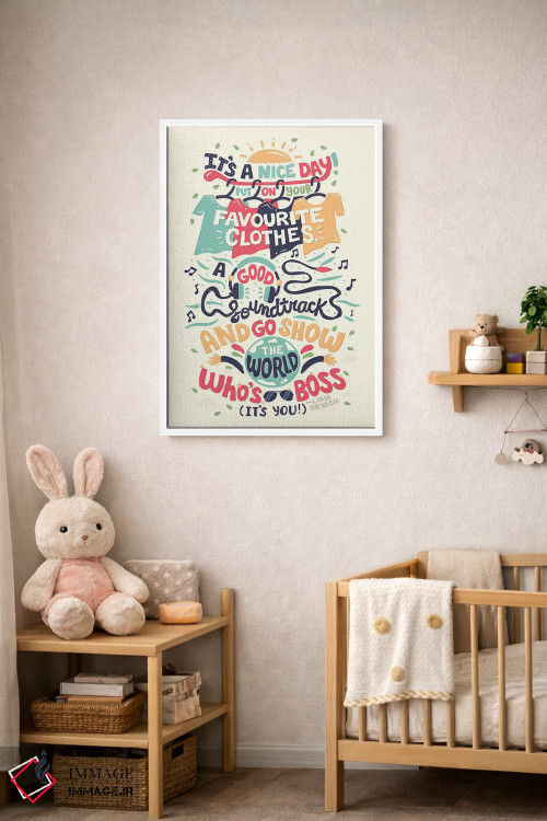 تابلو دکوراتیو نقل قول از لیام درایدن اثر ریزا رودیل - D3W