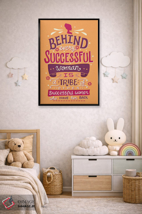 تابلو دکوراتیو قبیله اثر ریزا رودیل - D6B