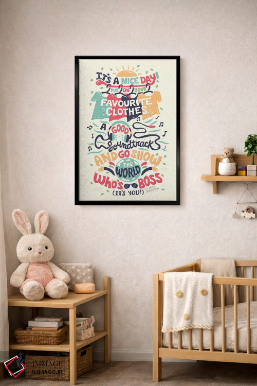 تابلو دکوراتیو نقل قول از لیام درایدن اثر ریزا رودیل - D4B