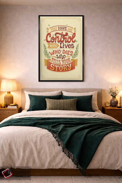 تابلو دکوراتیو همیلتون ۱۲ اثر ریزا رودیل - D5B