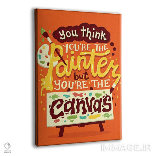 تابلو دکوراتیو تو بوم نقاشی هستی اثر ریزا رودیل - نمای پرسپکتیو محصول