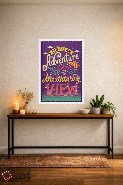 تابلو دکوراتیو طناب باریک اثر ریزا رودیل - D2W