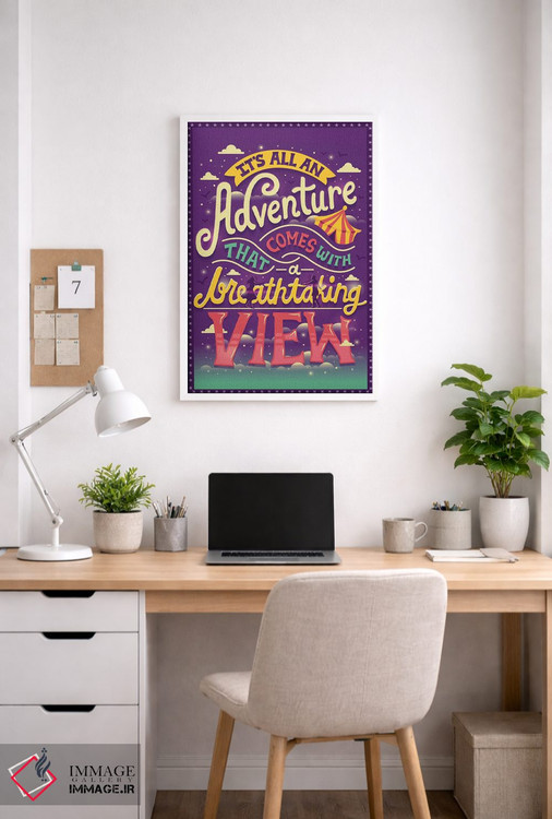 تابلو دکوراتیو طناب باریک اثر ریزا رودیل - D3W