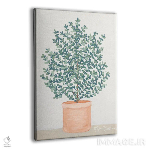 تابلو مینیمال اوکالیپتوس اثر سارا بیکر - نمای پرسپکتیو محصول