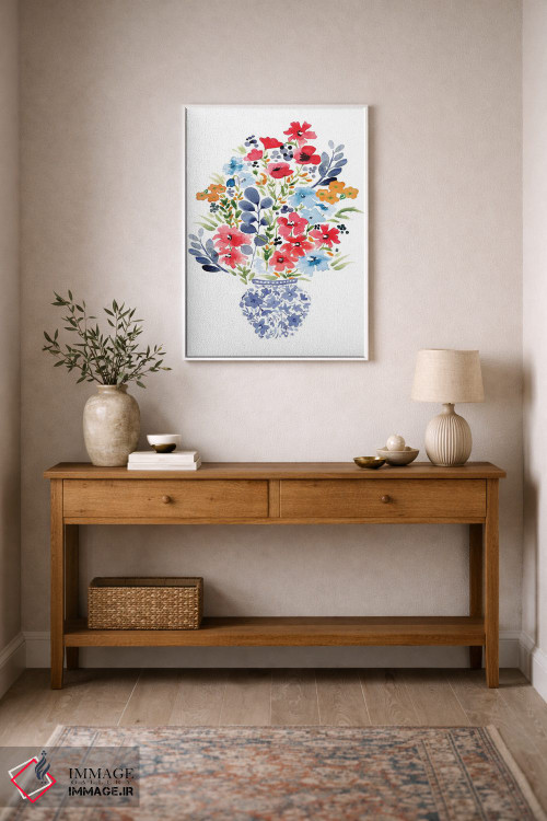 تابلو دکوراتیو گلچین چینی اثر سارا برنسون - D1W
