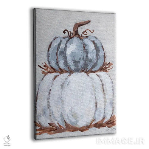 تابلو دکوراتیو برج کدو تنبل III اثر سارا بیکر - نمای پرسپکتیو محصول