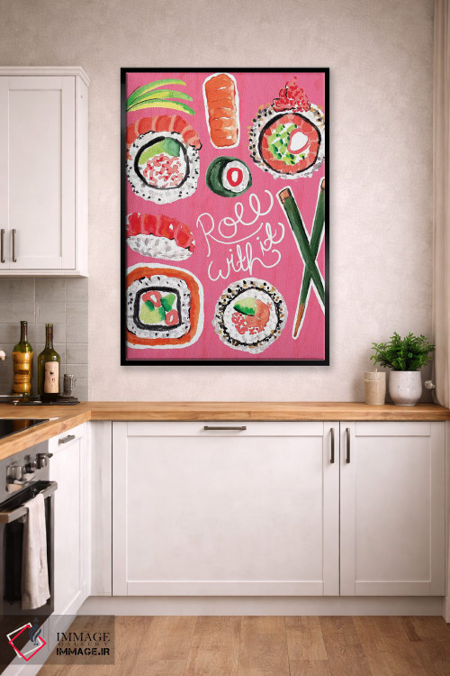 تابلو دکوراتیو سوشی اثر سارا برنسون - D1B