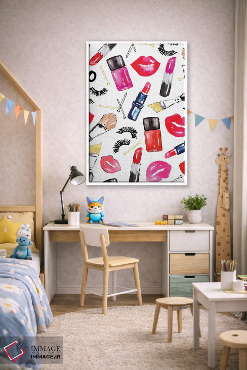 تابلو دکوراتیو لوازم آرایشی اثر سارا برنسون - D1W