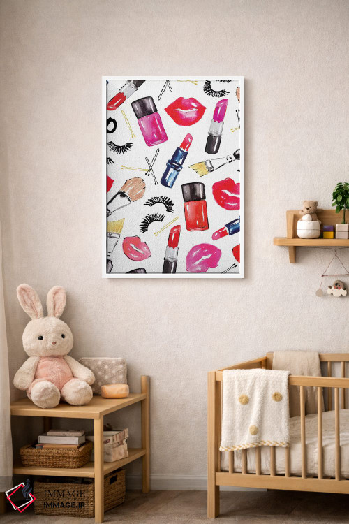 تابلو دکوراتیو لوازم آرایشی اثر سارا برنسون - D3W