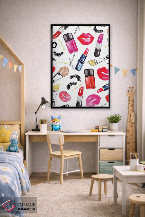 تابلو دکوراتیو لوازم آرایشی اثر سارا برنسون - D2B