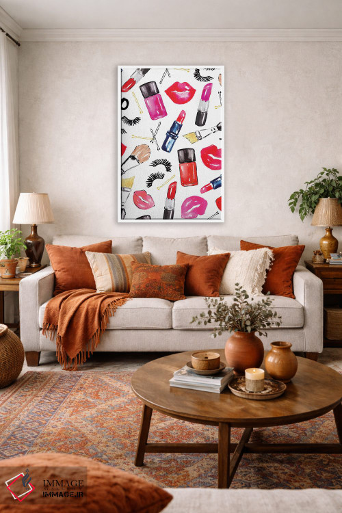 تابلو دکوراتیو لوازم آرایشی اثر سارا برنسون - D4W