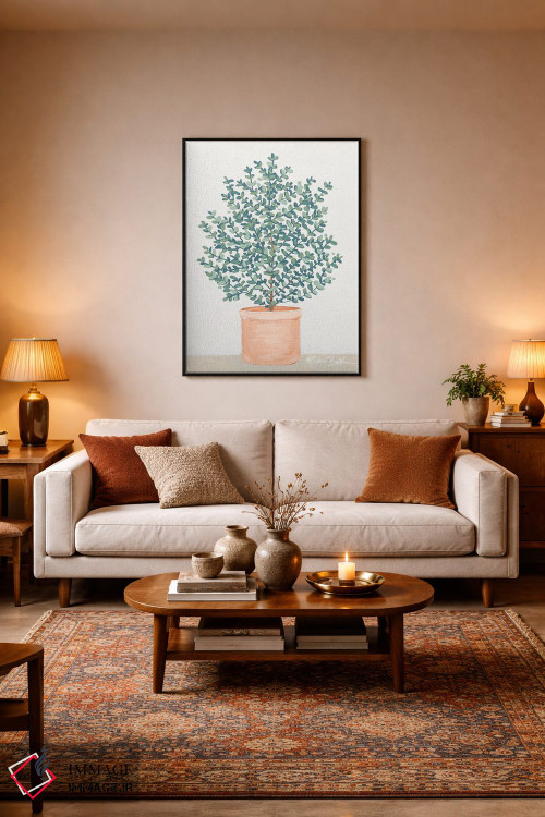 تابلو مینیمال اوکالیپتوس اثر سارا بیکر - D4B