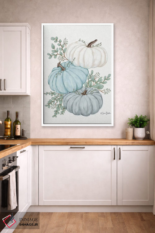 تابلو دکوراتیو سه تایی کدو تنبل اثر سارا بیکر - D5W