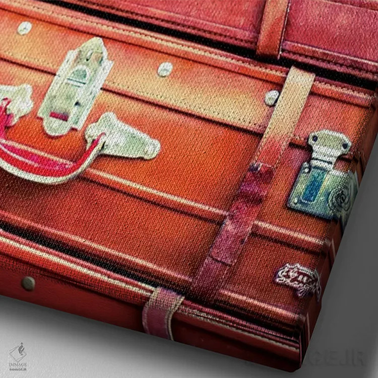 تابلو دکوراتیو سفرهای شرقی I اثر سوزان برایانت - نمای نزدیک بافت بوم