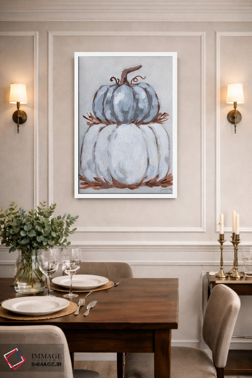 تابلو دکوراتیو برج کدو تنبل III اثر سارا بیکر - D1W