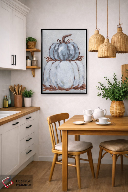 تابلو دکوراتیو برج کدو تنبل III اثر سارا بیکر - D6B