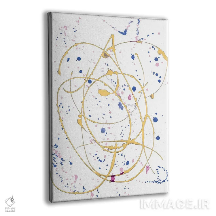 تابلو مینیمال پاشش ظریف رنگ اثر سوزان برایانت - نمای پرسپکتیو محصول