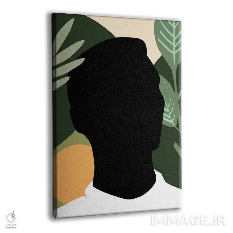 تابلو مدرن مرد استوایی جنبش زندگی سیاهان مهم است اثر سابرینا بالبوئنا - نمای پرسپکتیو محصول