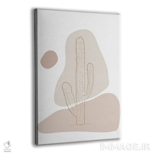 تابلو مینیمال کاکتوس مینیمال اثر سابرینا بالبوئنا - نمای پرسپکتیو محصول