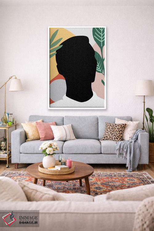 تابلو مدرن مرد استوایی جنبش زندگی سیاهان مهم است اثر سابرینا بالبوئنا - D1W