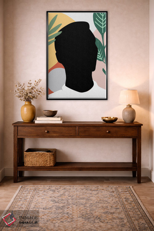 تابلو مدرن مرد استوایی جنبش زندگی سیاهان مهم است اثر سابرینا بالبوئنا - D3B