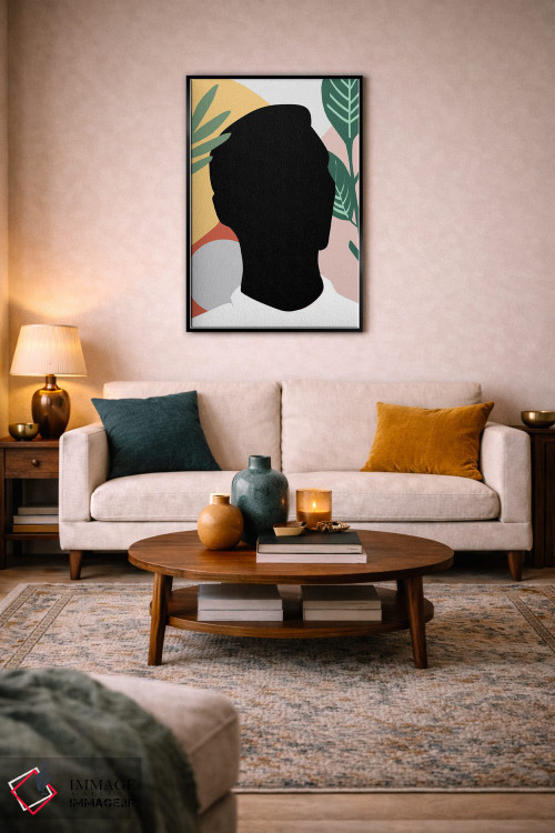 تابلو مدرن مرد استوایی جنبش زندگی سیاهان مهم است اثر سابرینا بالبوئنا - D4B