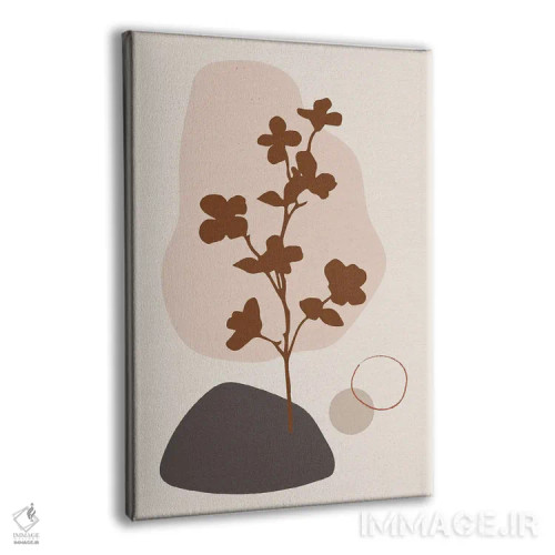 تابلو مینیمال درخت تزیینی مینیمال اثر سابرینا بالبوئنا - نمای پرسپکتیو محصول