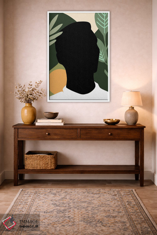 تابلو مدرن مرد استوایی جنبش زندگی سیاهان مهم است اثر سابرینا بالبوئنا - D2W