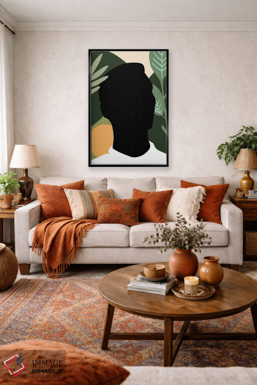 تابلو مدرن مرد استوایی جنبش زندگی سیاهان مهم است اثر سابرینا بالبوئنا - D3B