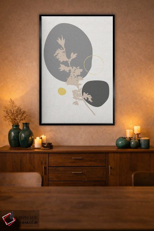 تابلو مینیمال شاخه تزیینی مینیمال اثر سابرینا بالبوئنا - D2B