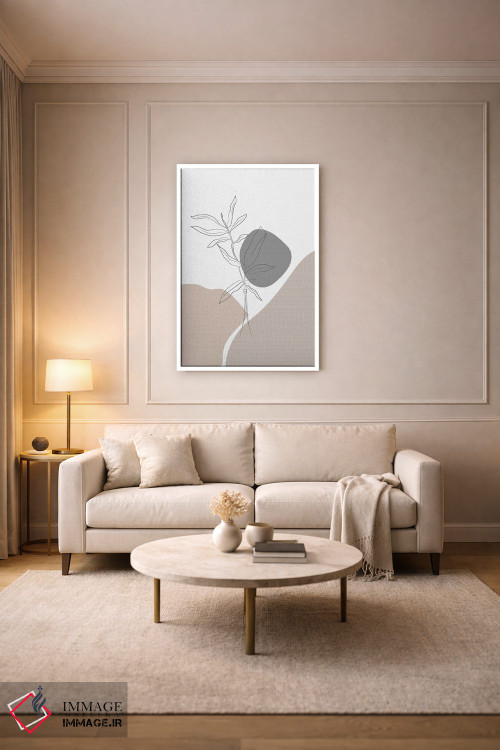 تابلو مینیمال گیاهان مینیمال اثر سابرینا بالبوئنا - D3W