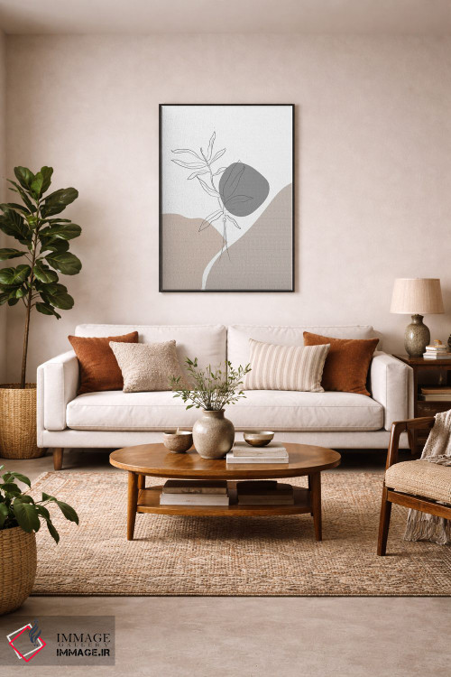 تابلو مینیمال گیاهان مینیمال اثر سابرینا بالبوئنا - D4B