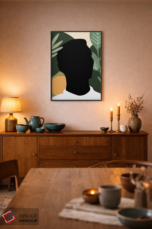 تابلو مدرن مرد استوایی جنبش زندگی سیاهان مهم است اثر سابرینا بالبوئنا - D6B
