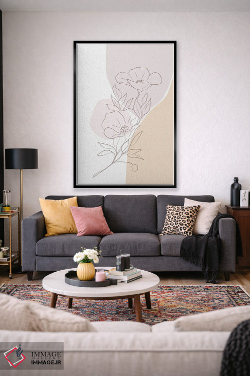 تابلو مینیمال مگنولیا مینیمال اثر سابرینا بالبوئنا - D2B