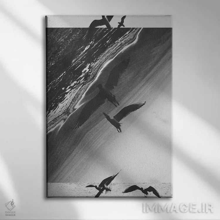 تابلو دکوراتیو شکست هایی ۱۳ اثر سیم لس - نمای روبهرو روی دیوار
