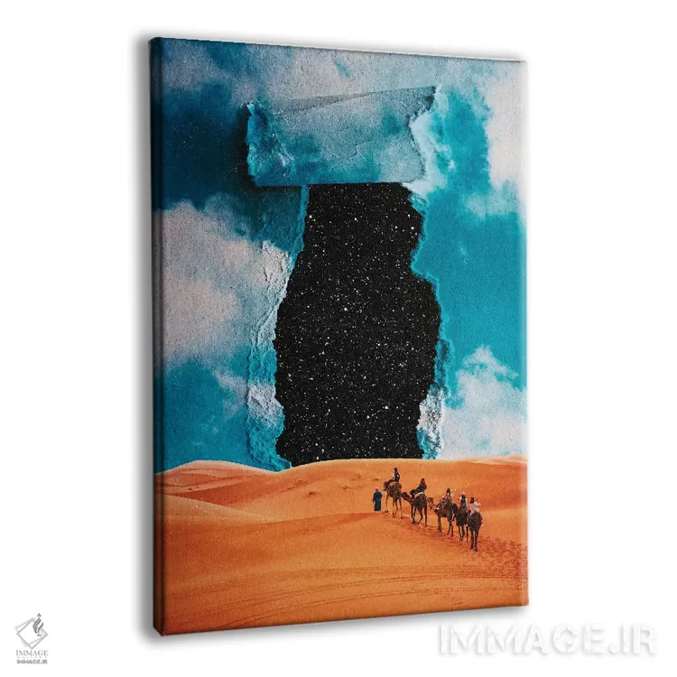 تابلو دکوراتیو آسمان جعلی اثر سیم لس - نمای پرسپکتیو محصول