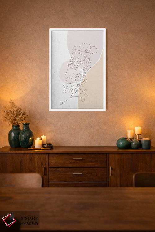 تابلو مینیمال مگنولیا مینیمال اثر سابرینا بالبوئنا - D1W