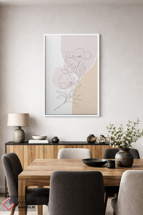 تابلو مینیمال مگنولیا مینیمال اثر سابرینا بالبوئنا - D3W