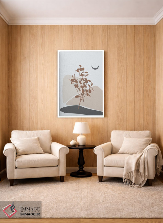 تابلو مینیمال درخت لیمو مینیمال اثر سابرینا بالبوئنا - D3W