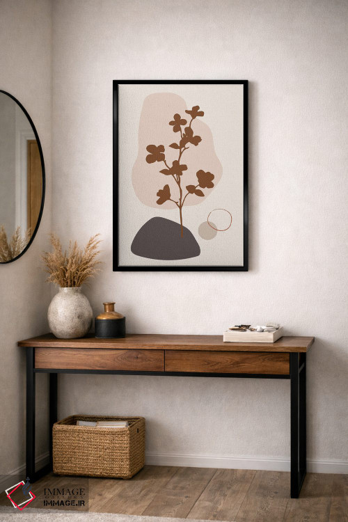 تابلو مینیمال درخت تزیینی مینیمال اثر سابرینا بالبوئنا - D3B