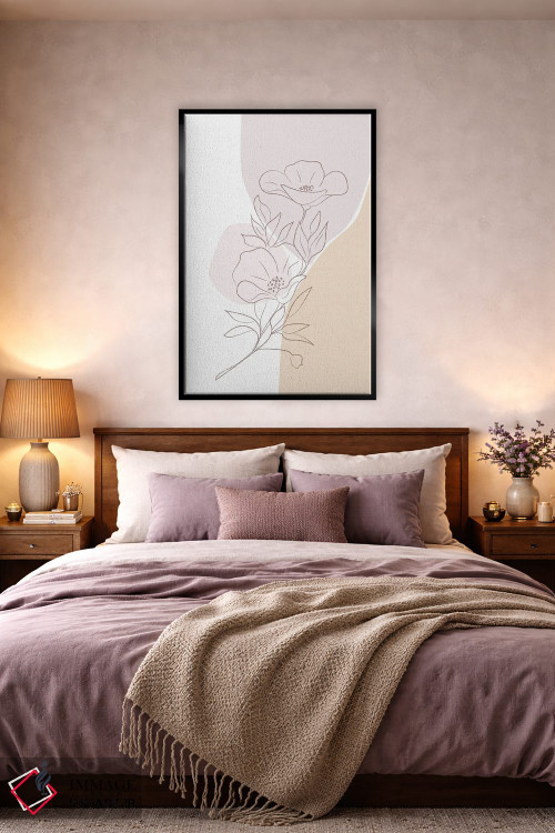 تابلو مینیمال مگنولیا مینیمال اثر سابرینا بالبوئنا - D5B