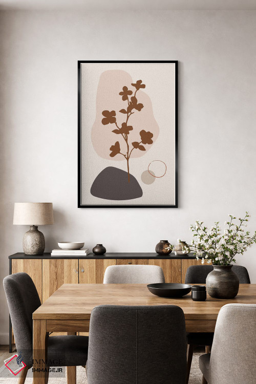 تابلو مینیمال درخت تزیینی مینیمال اثر سابرینا بالبوئنا - D4B