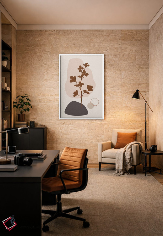 تابلو مینیمال درخت تزیینی مینیمال اثر سابرینا بالبوئنا - D6W