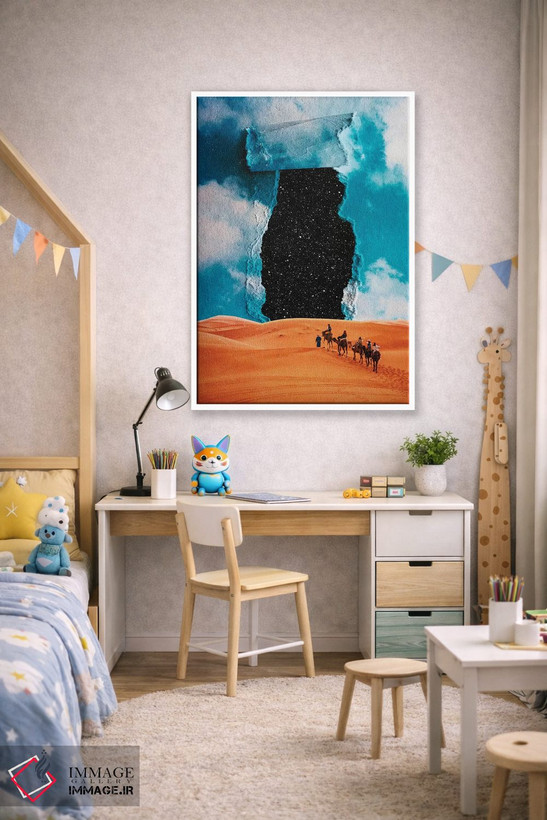 تابلو دکوراتیو آسمان جعلی اثر سیم لس - D1W