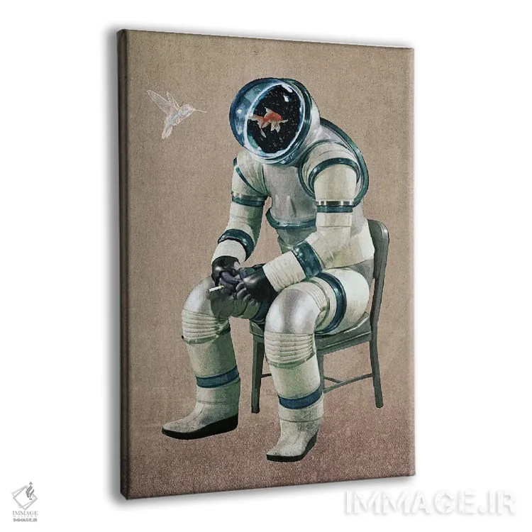 تابلو دکوراتیو شروران اثر سیم لس - نمای پرسپکتیو محصول