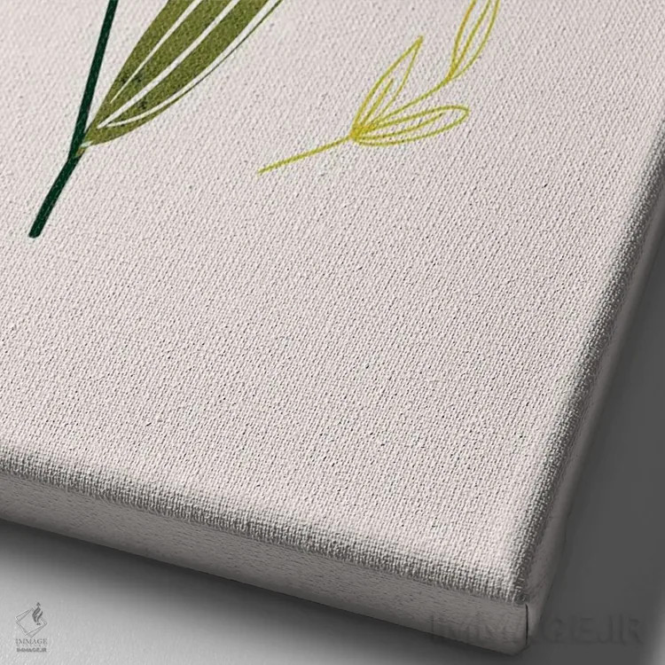 تابلو دکوراتیو فقط یک گل زیبا سه اثر شو می مارس - نمای نزدیک بافت بوم