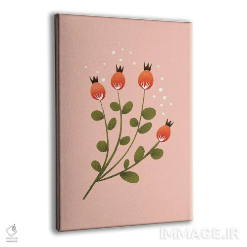 تابلو دکوراتیو فقط یک گل زیبا چهار اثر شو می مارس - نمای پرسپکتیو محصول