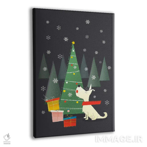 تابلو دکوراتیو وستی سفید کوچک اثر شو می مارس - نمای پرسپکتیو محصول