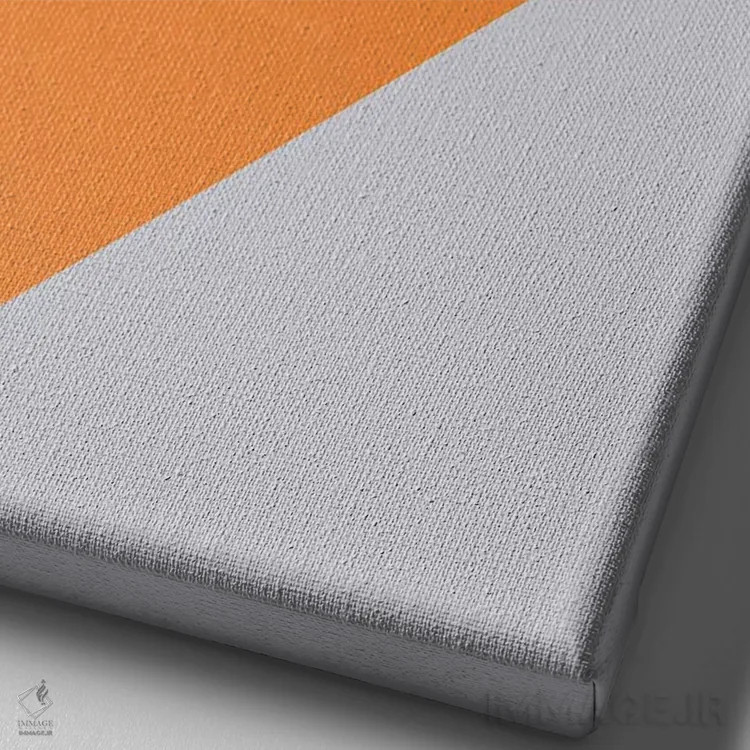 تابلو دکوراتیو زندگی با رقص بهتر است اثر شو می مارس - نمای نزدیک بافت بوم